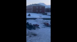 Man drops gun, uses snowmobile to outrun polar bear in the Arctic circle