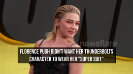 Florence Pugh didn't want character to wear 'super suit' for death-defying Thunderbolts jump
