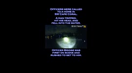 Quick-Thinking Cape Coral, Florida Officers Save Man From Canal Fall