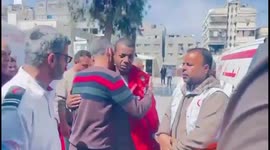 The first moments of colleague Asaad Al-Nsasrah’s arrival and reunion with his teammates following his release