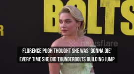 Florence Pugh thought she was 'gonna die' every time she did Thunderbolts building jump