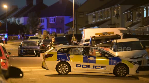 Heavily armed police swarm Birmingham estate after 9-year-old child run over