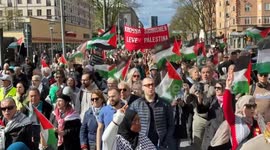 Sweden: Hundreds rally in Stockholm against Israel’s ongoing blockade and assaults in Gaza