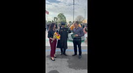 Wayne State graduate honors parents by placing cap and gown on them in touching tribute