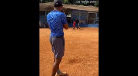 Pitcher hits person with ball in Las Terrenas
