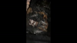 Unburned items found in burned car in Asheville, North Carolina, USA