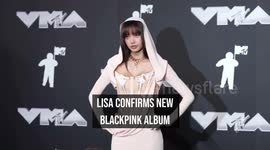 LISA confirms new BLACKPINK album