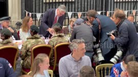 VE Day 80th anniversary street party in Downing Street