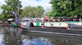The annual IWA Canalway Cavalcade that took place in the Paddington Basin