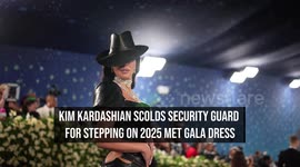 Kim Kardashian scolds security guard for stepping on 2025 Met Gala dress