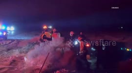 US, Los Angeles: Palmdale 1 Killed 2 Critical In Single Vehicle Traffic Collision