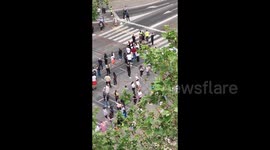 Serbia: People observe 25 minutes of silence in Belgrade