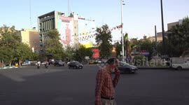Iran: Huge anti-Israel banner unfurled in Iran in support of Yemen