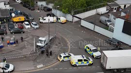 Seven arrested as police uncover weapons cache at Gulf petrol station in Birmingham
