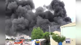 Spain: Massive Fire In Silla Halts Road And Rail Traffic Across Valencia Region