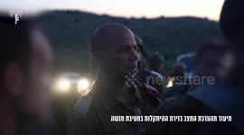IDF forces activity at the scene of the incident in the Reihan crossing area