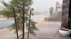 US: Massive hailstorm causes flooding in Henderson