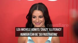 Lea Michele admits 'crazy' illiteracy rumour can be 'so frustrating'