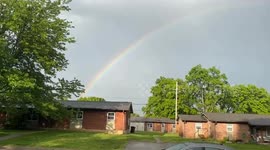 US: Huge Rainbow Spotted Over Frankfort, KY