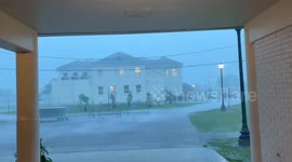 Heavy rain falls in New Orleans as storms sweep region