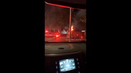 Woman risks her own safety to rescue neighbor's dog from burning house