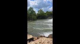 Continuous waterfall in Missouri