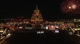 Fireworks over Moscow mark 80 years since defeat of Germany and Japan in WWII