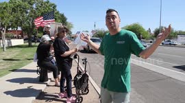 US: Hands Off! East Valley protest in Mesa