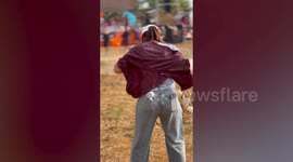 Lightning strikes music festival injuring reveller in Thailand