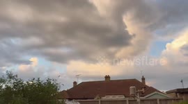 Video showing weather conditions in the area around Radfall Road, Whitstable, UK