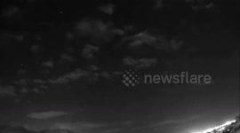Spain: Bright Meteor Blazes Across Moroccan Skies In Stunning Night Display