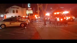 US, Los Angeles: Riverside Multiple People Stabbed At Sober Living Home With Transport Part 2