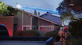 US, Los Angeles: Thousand Oaks Condo Fire
