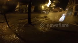 At least two dead in severe flooding in Maryland, USA