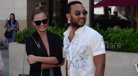 John Legend and wife Chrissy Teigen spotted in Beverly Hills, CA