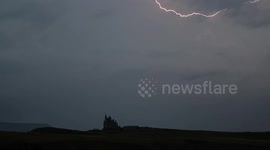 Mullaghmore Lightning over Classiebawn Castle