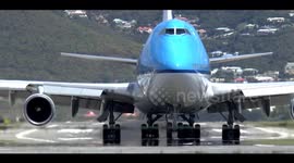 What Happens When you Stand Behind a 747 on Takeoff