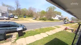 School Bus Side Swipes Stopped Car