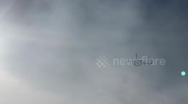 US: Helicopter Battles Sapphire Fire Amidst Strong Winds