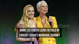 Jamie Lee Curtis leaks details of Lindsay Lohan's marriage journey