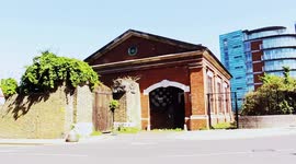 The May Spring Sunshine Over The Old Port Of London Building Hermitage Basin
