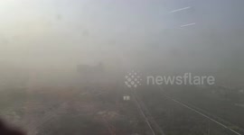 Visibility severely reduced as dust storm engulfs Delhi