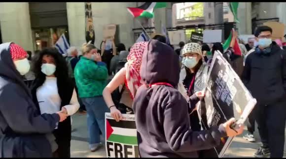 London: Palestine Protest and Counter-Protest at Defence Conference