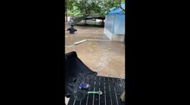 Flash flood surges through campsite in southern Thailand