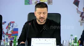 Albania: Ukrainian leader Zelenskyy slams Putin’s absence from peace talks
