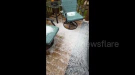 US: Giant Hail In North Carolina