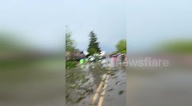 US: Tornado Slams Mayville Wisconsin Leaving Main Street In Ruins And Homes Shattered