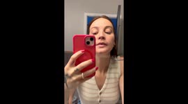 TikToker expanding her palate, caught with sound effect