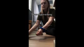 Watch this clever DIY fix a sloped floor—No more sneaky gaps