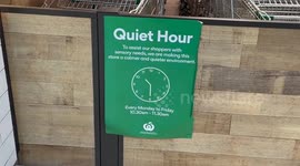 Quiet time in supermarket for people either sensory needs in Sydney, Australia